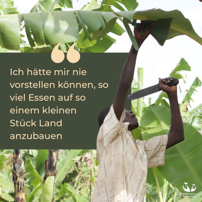 Hoffnungsvolles Testimonial von Flüchtling
