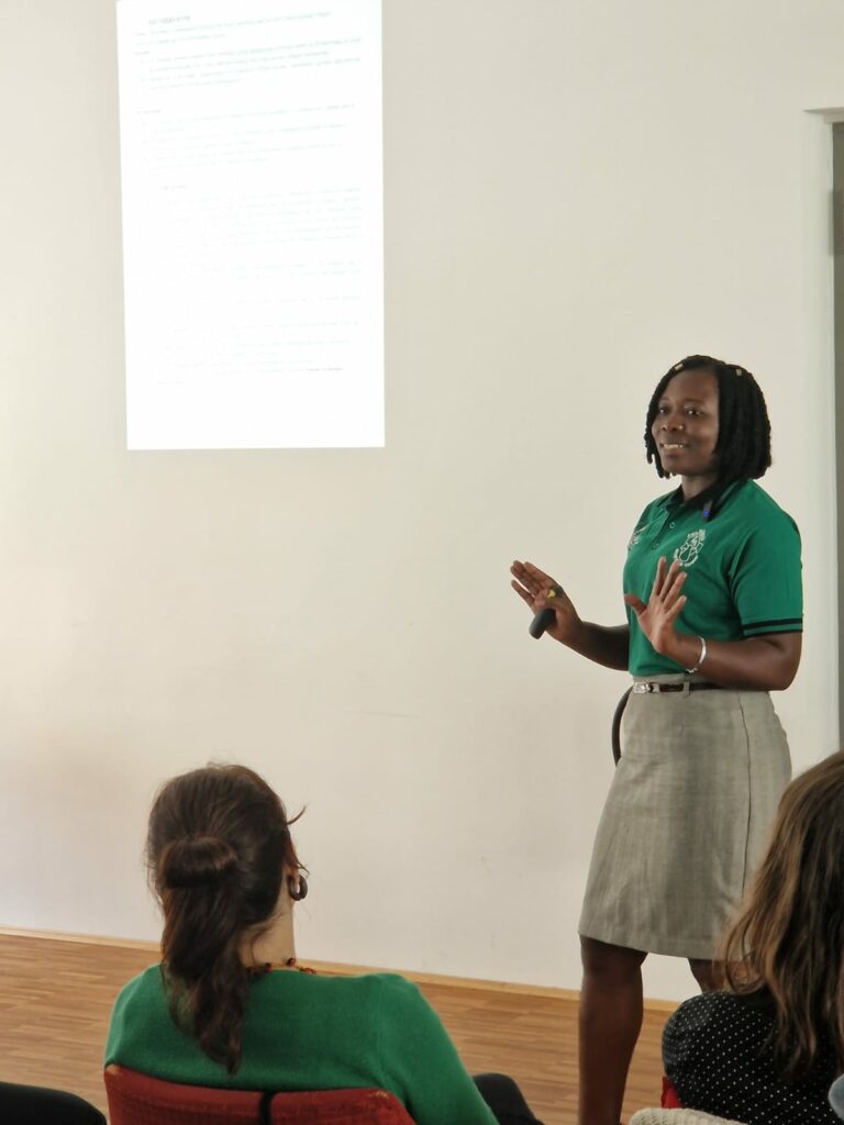 Peruth Mutesi speaks to Generation Restoration audience about permaculture in refugee camps